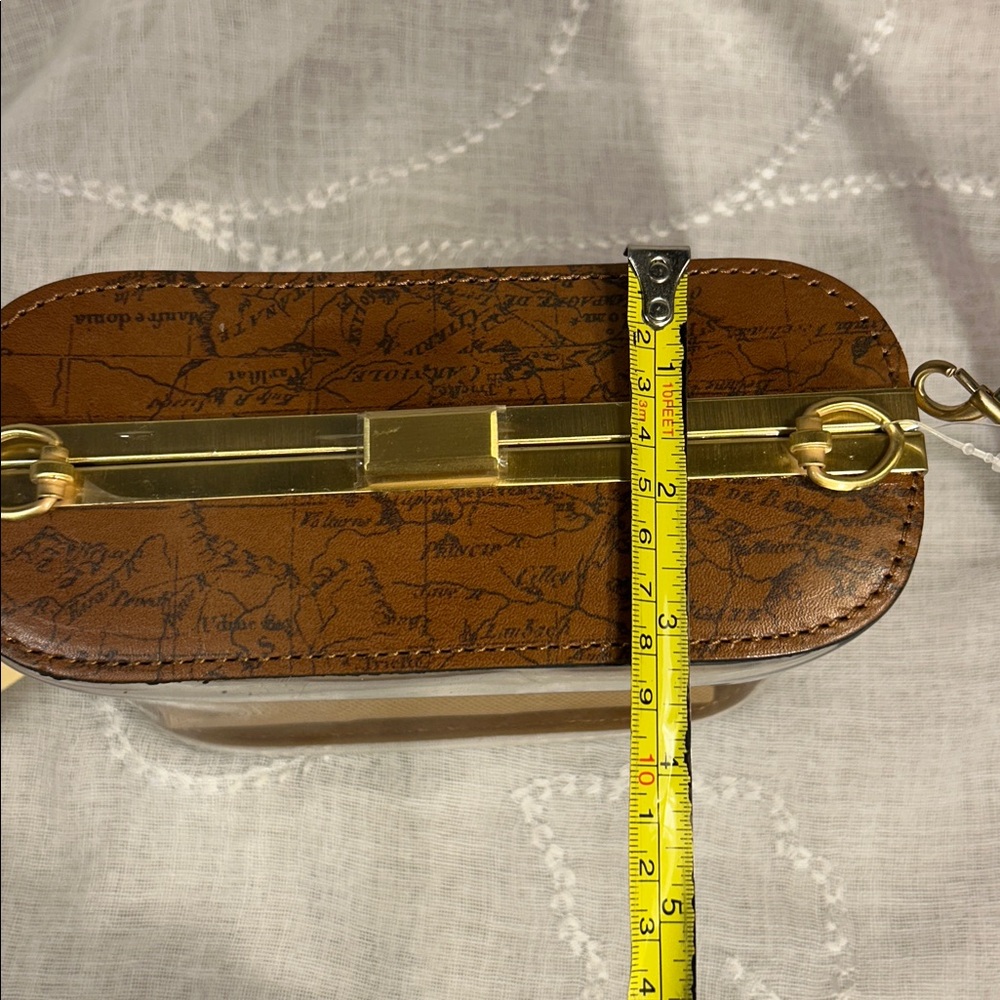 NWT Patricia Nash Anselma Riot rust camera bag purse leather w/ removable strap - Picture 13 of 15
